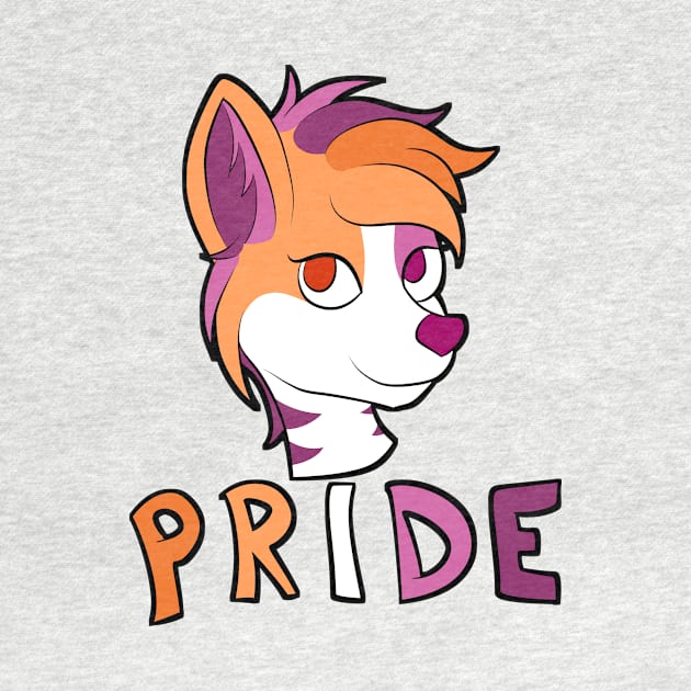 Lesbian Pride - Furry Mascot 2 by Aleina928